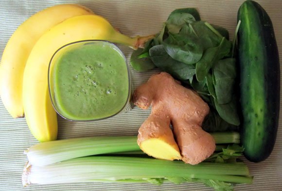 Gingery Green Smoothie