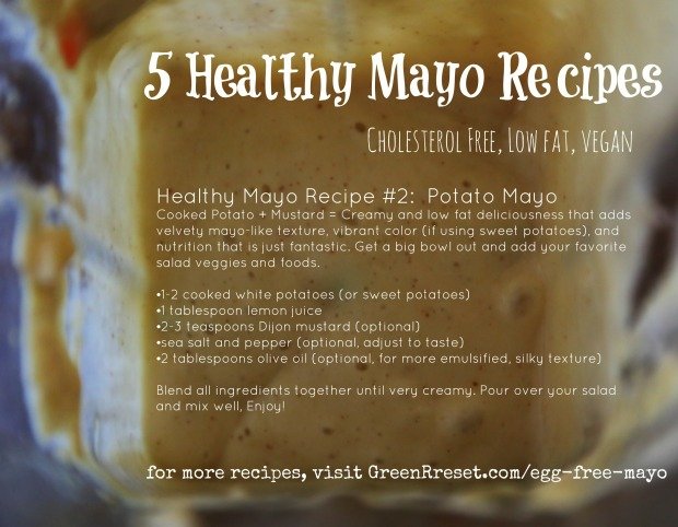 healthy egg-free, cholesterol free mayo (vegan)