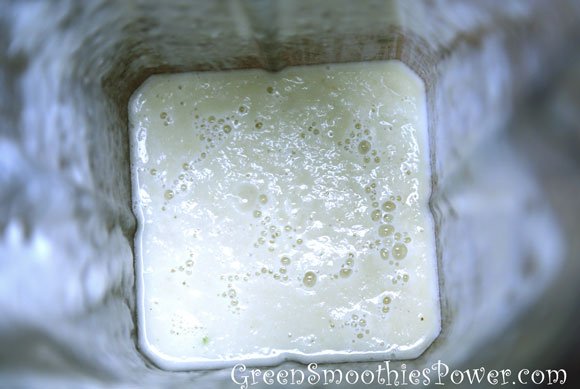 The Making of Cream of Celery Soup: Inside of my Vitamix