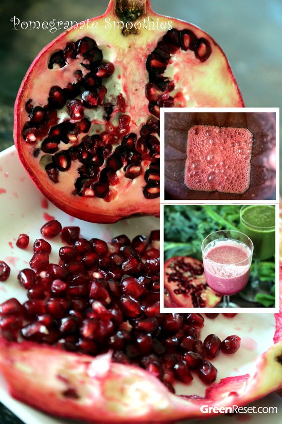 3 Pomegranate Smoothies