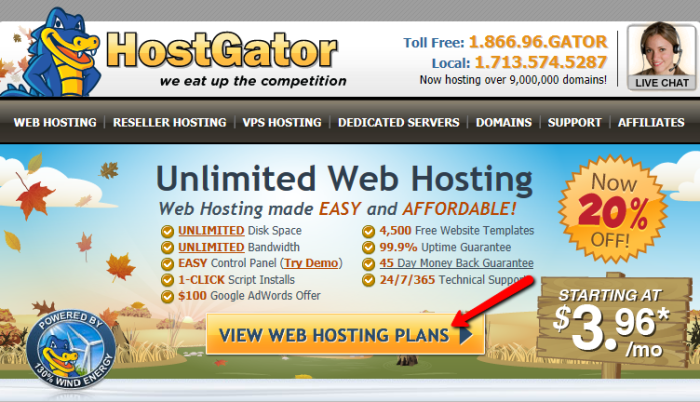 Hostgator-hosting